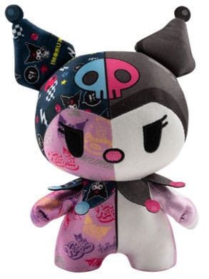 YuMe Hello Kitty and Friends DZNR Collection - Display de peluches Kuromi Graffiti Edition (6 unités)
