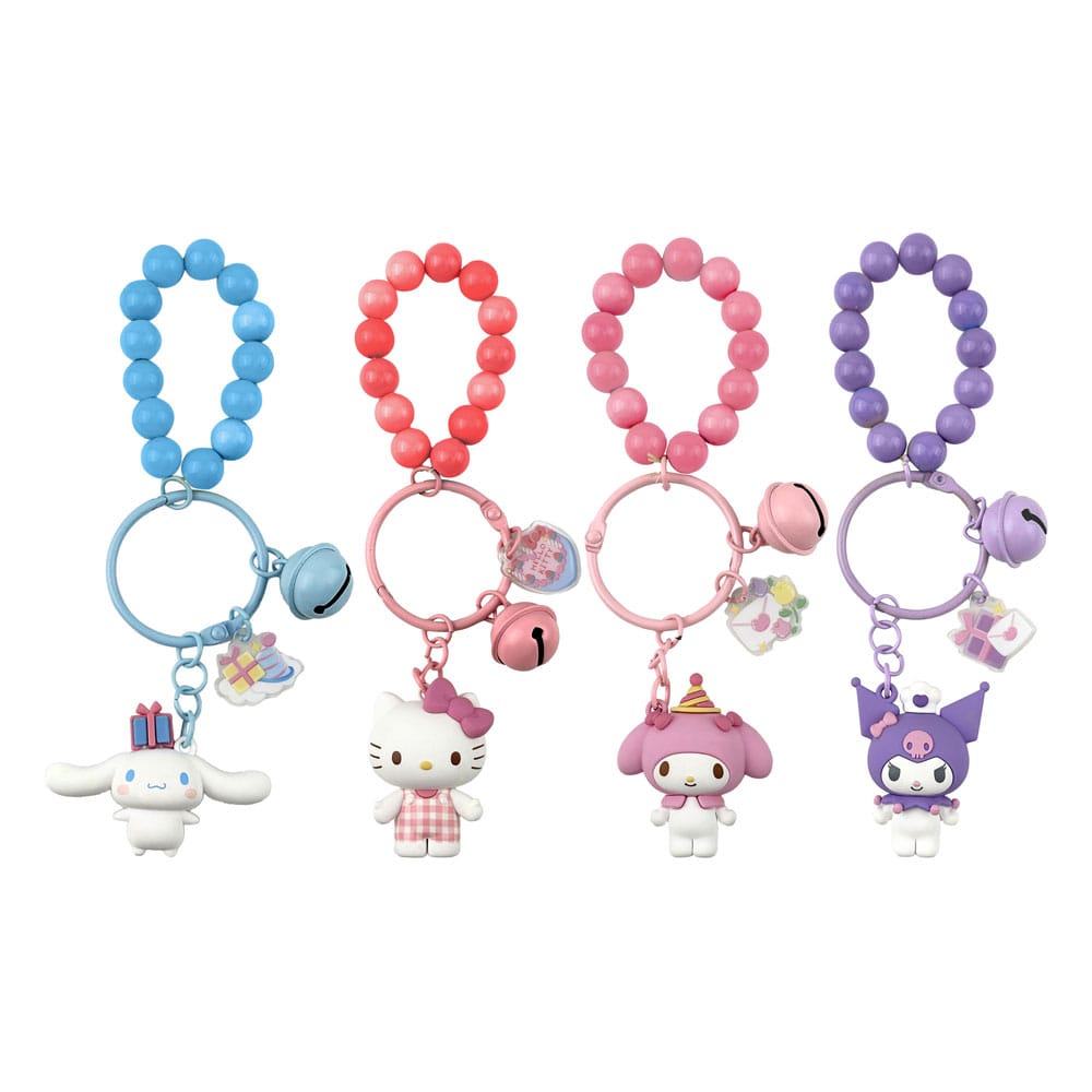 Sanrio présentoir porte-clés et bracelet Celebration Series Hello Kitty and Friends (12)