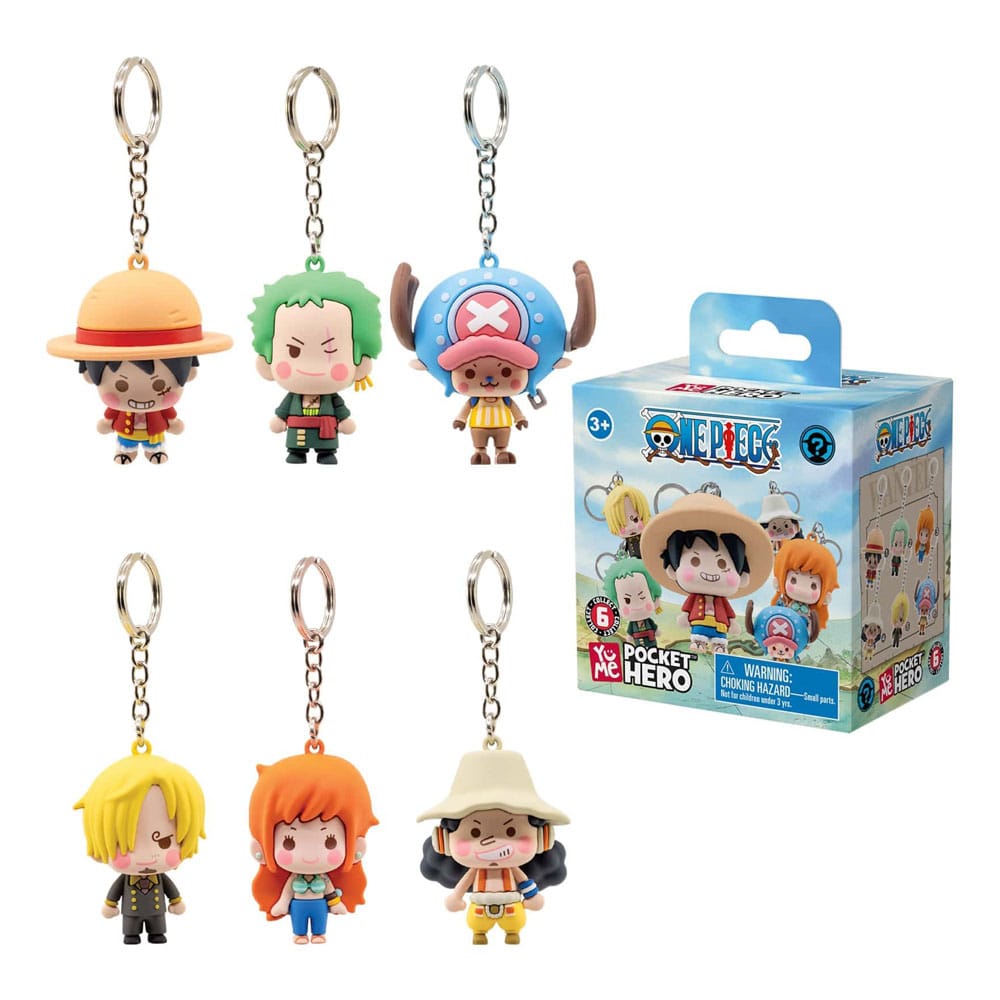 One Piece présentoir porte-clés Pocket Hero Series 2 (12)