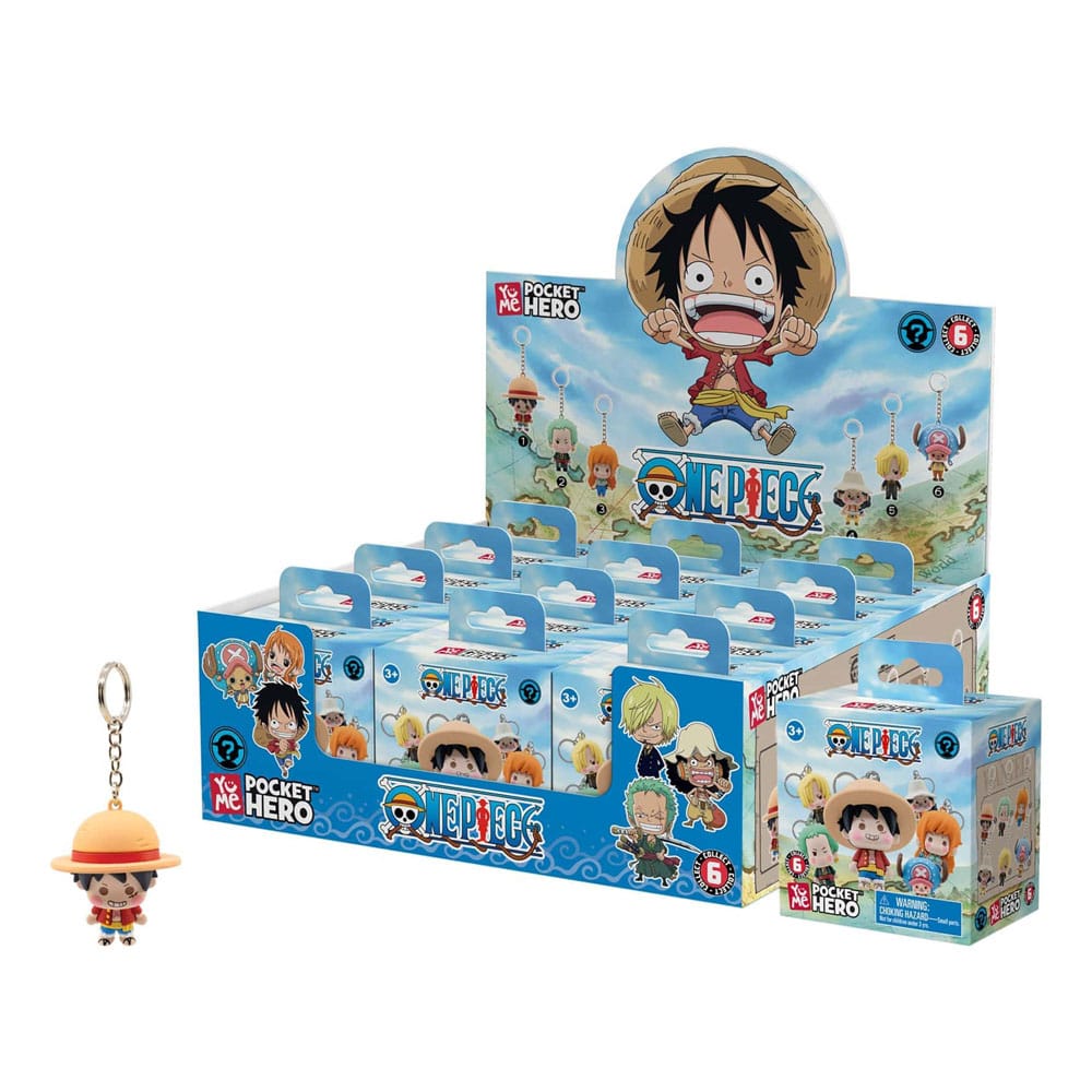 One Piece présentoir porte-clés Pocket Hero Series 2 (12)