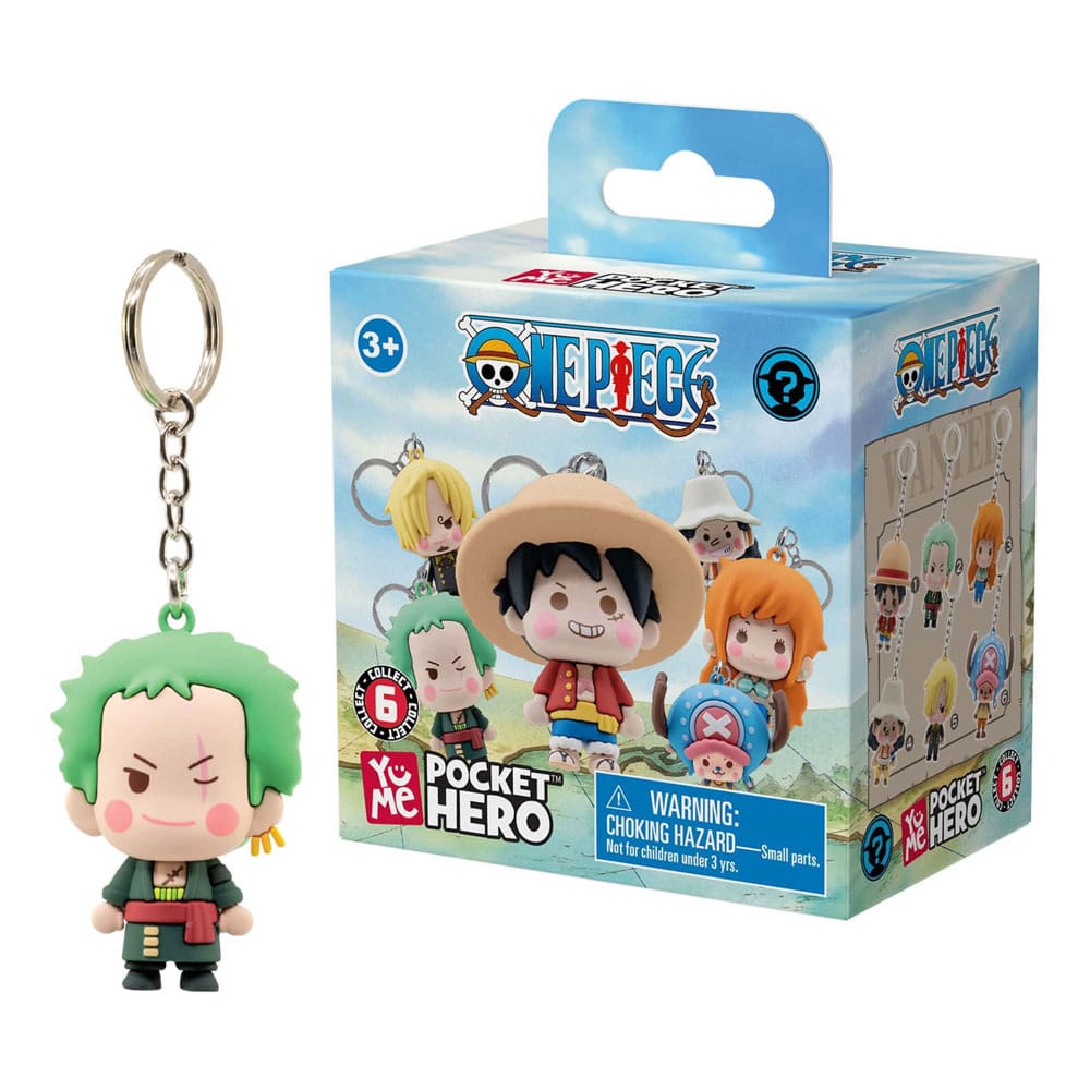 One Piece présentoir porte-clés Pocket Hero Series 2 (12)