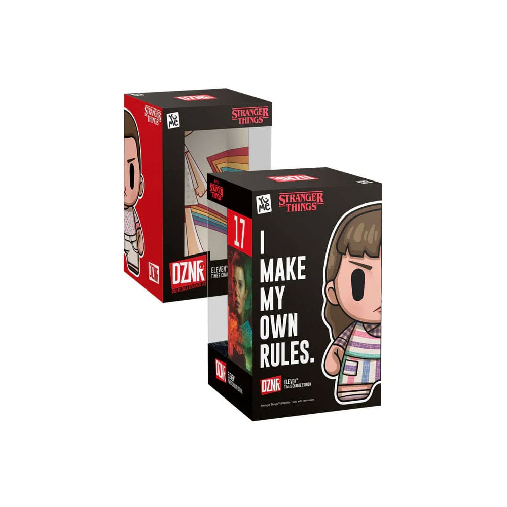 YuMe Toys - Stranger Things - Times Change Edition - Peluche DZNR Onze 17.5cm (Display de 6)