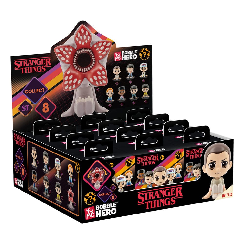 Stranger Things présentoir Bobble Head Bobble Hero 6 cm (12)
