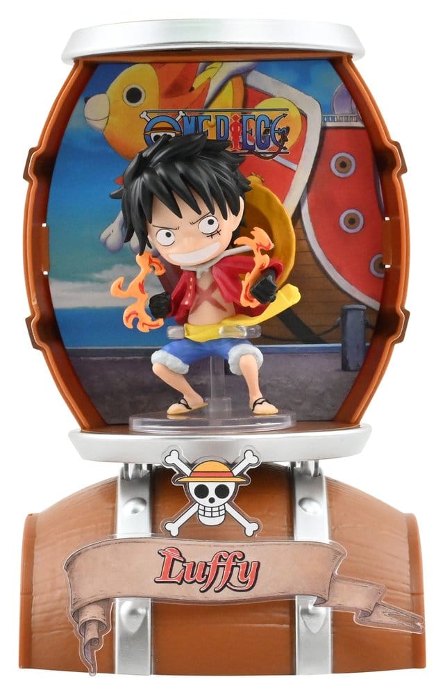 One Piece présentoir boîte-mystère figurines mini Barrel Capsule 9 cm (6)