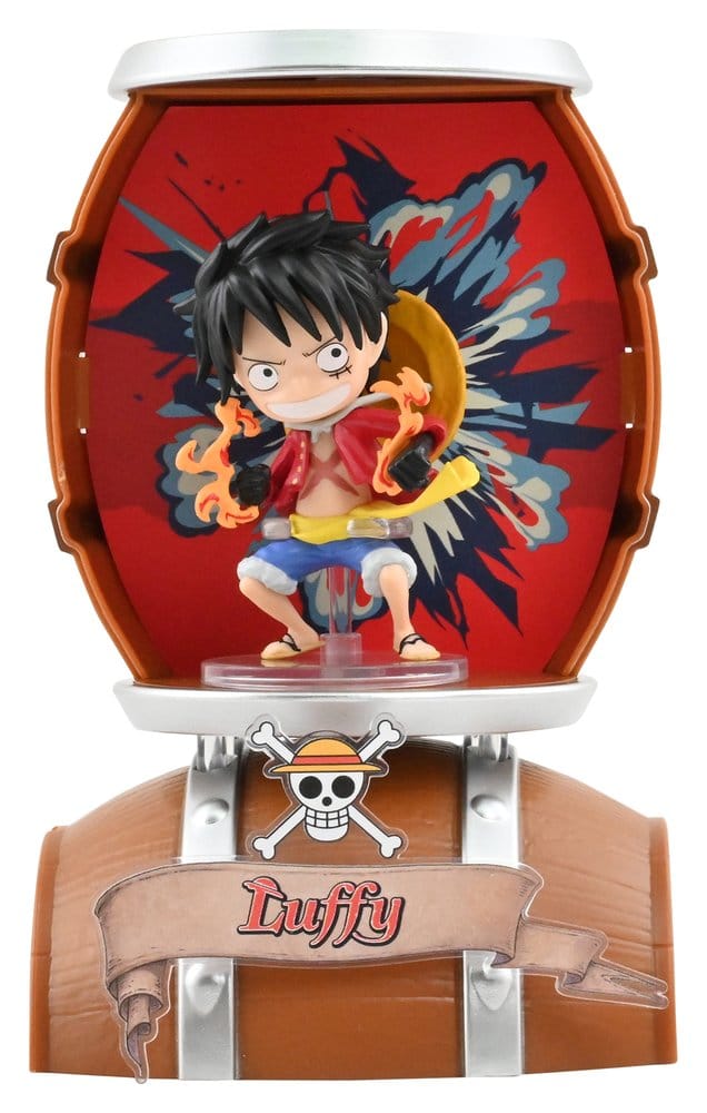 One Piece présentoir boîte-mystère figurines mini Barrel Capsule 9 cm (6)
