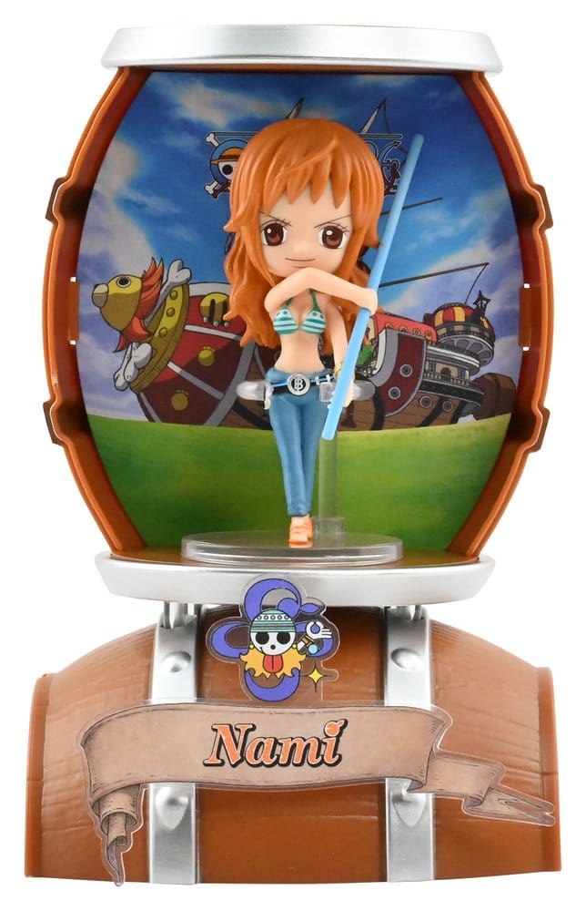 One Piece présentoir boîte-mystère figurines mini Barrel Capsule 9 cm (6)