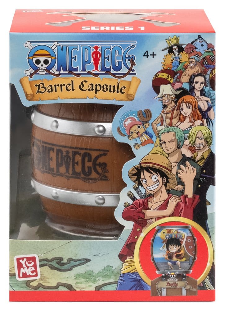 One Piece présentoir boîte-mystère figurines mini Barrel Capsule 9 cm (6)