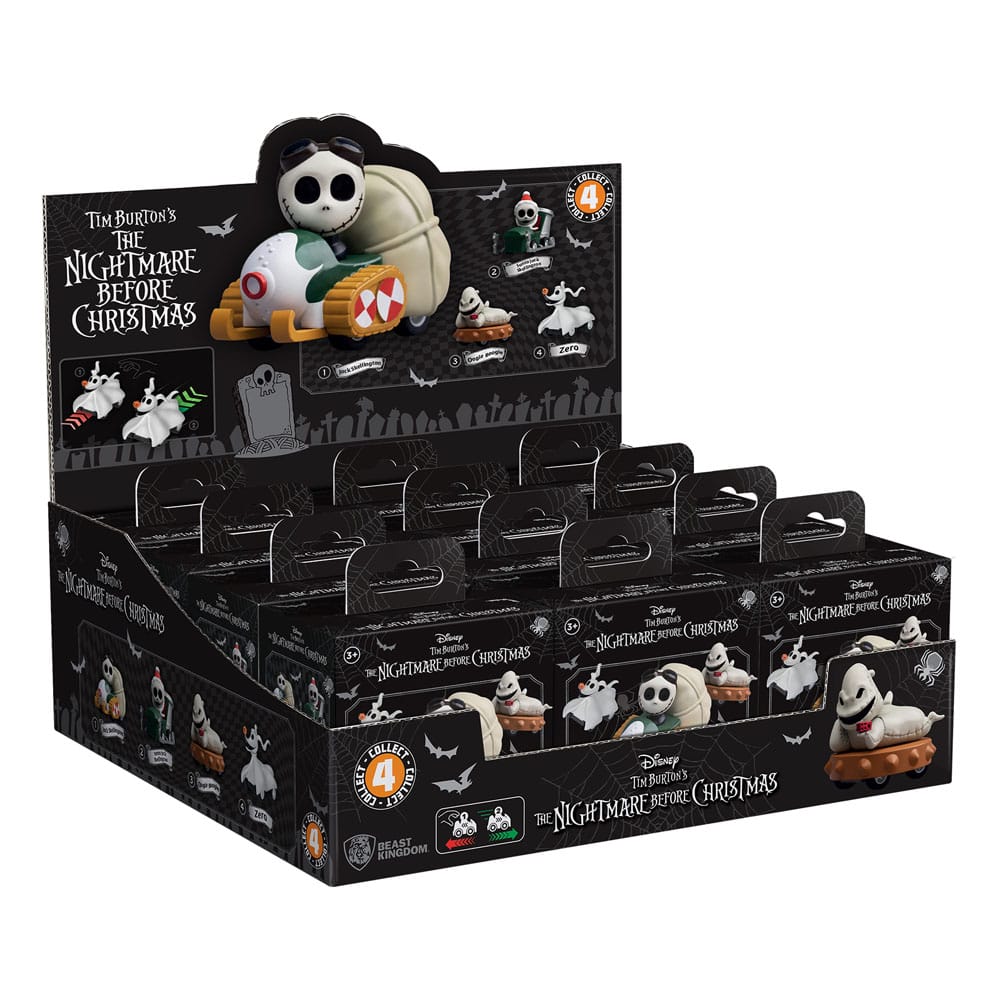 L´etrange Noël de Mr. Jack assortiment véhicules à friction avec figurine Zoom Hero (Blind Box Ver.) (12)