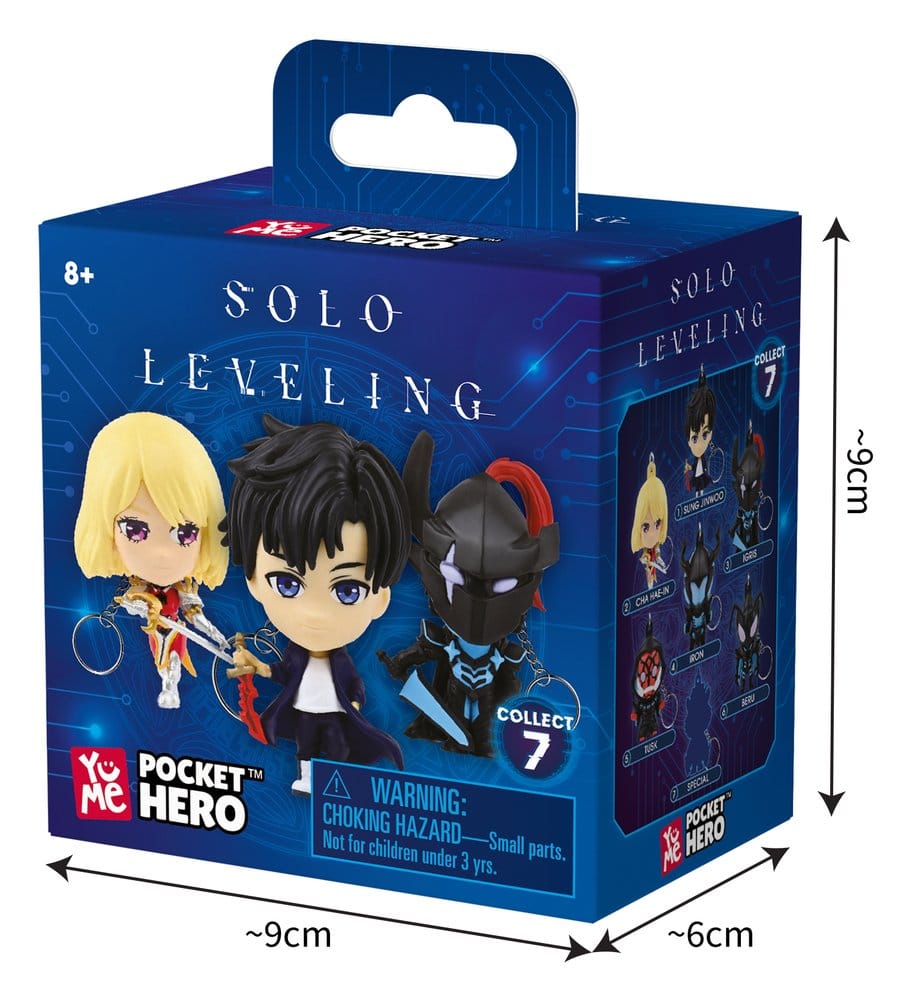 Solo Leveling Pocket Hero porte-clés Series 1 boîte-mystère présentoir (12)