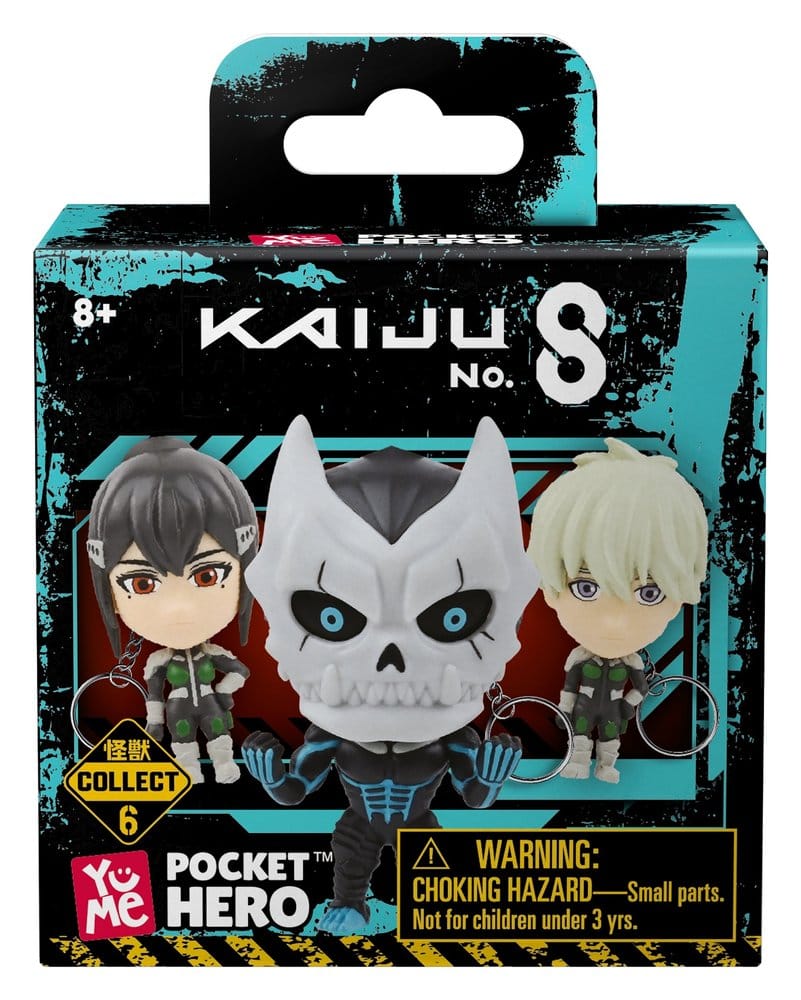 Kaiju No. 8 Pocket Hero porte-clés Series 1 boîte-mystère présentoir (12)