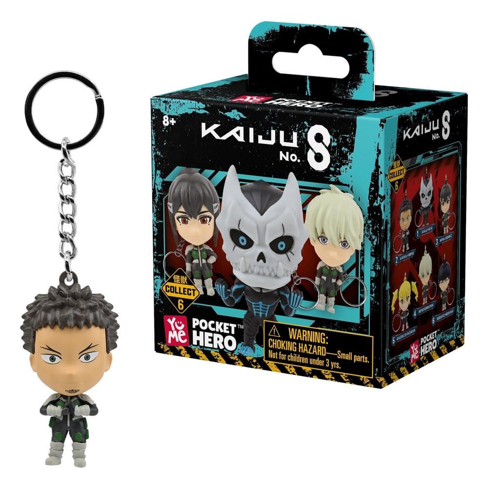 Kaiju No. 8 Pocket Hero porte-clés Series 1 boîte-mystère présentoir (12)