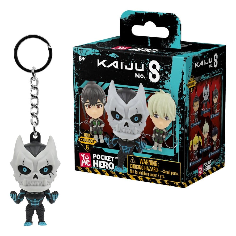 Kaiju No. 8 Pocket Hero porte-clés Series 1 boîte-mystère présentoir (12)