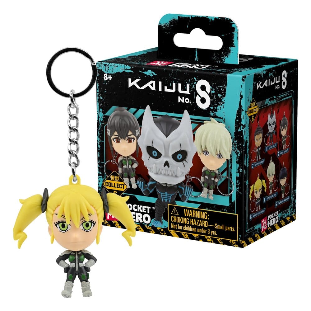 Kaiju No. 8 Pocket Hero porte-clés Series 1 boîte-mystère présentoir (12)
