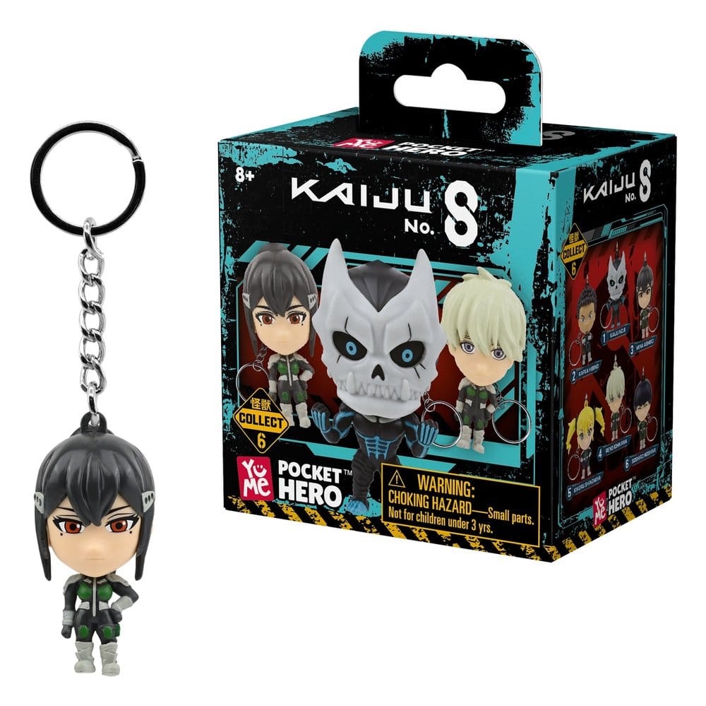 Kaiju No. 8 Pocket Hero porte-clés Series 1 boîte-mystère présentoir (12)