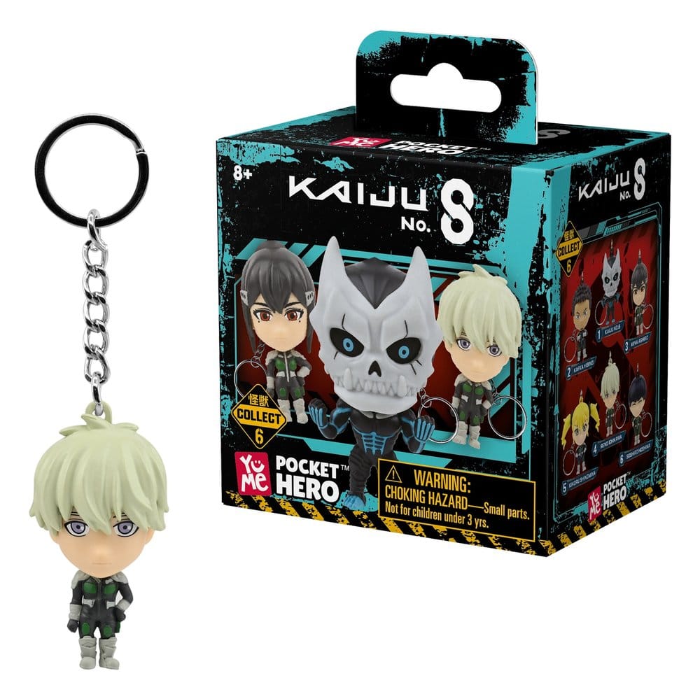 Kaiju No. 8 Pocket Hero porte-clés Series 1 boîte-mystère présentoir (12)
