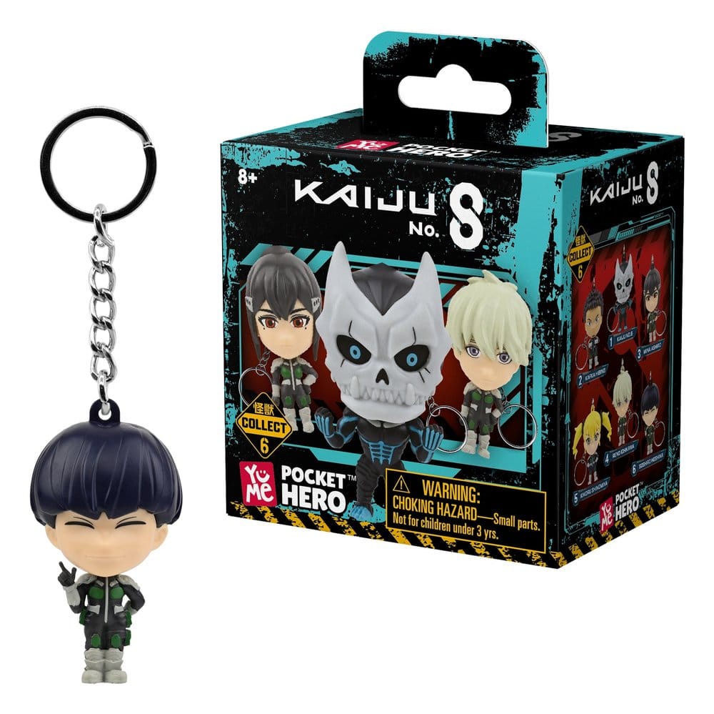 Kaiju No. 8 Pocket Hero porte-clés Series 1 boîte-mystère présentoir (12)