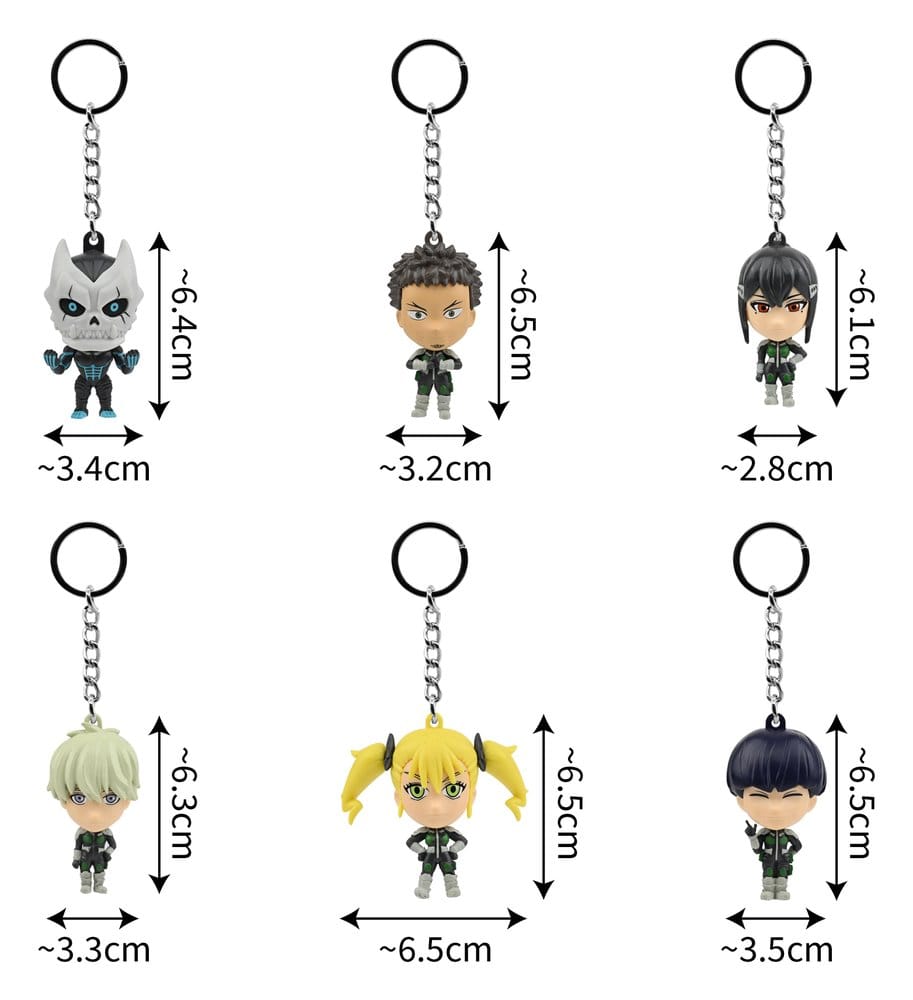 Kaiju No. 8 Pocket Hero porte-clés Series 1 boîte-mystère présentoir (12)