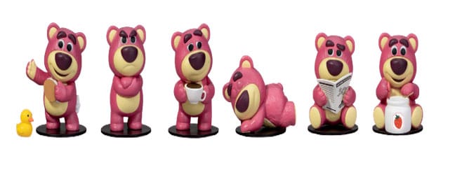 Toy Story présentoir figurines mini Hero Box Teddy Bear Series Lots-o'-Huggin' Bear 8 cm (6)