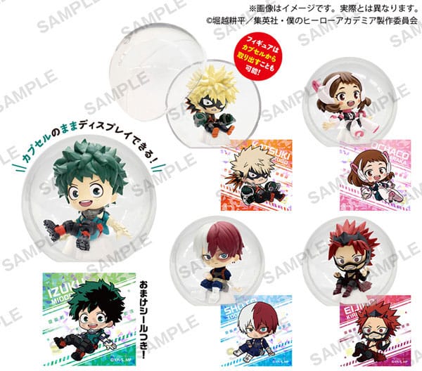 My Hero Academia assortiment figurines mini PVC Korocole 4 cm (12)