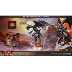 First 4 Figures - Yu-Gi-Oh! - Dragon Noir aux Yeux Rouges (Ver. Noire) Statue Edition Standard 33cm
