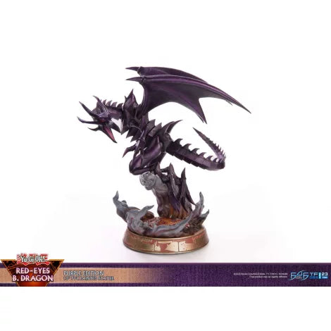 First 4 Figures - Yu-Gi-Oh! - Dragon Noir aux Yeux Rouges (Ver. Violette) Statue Edition Standard 33cm