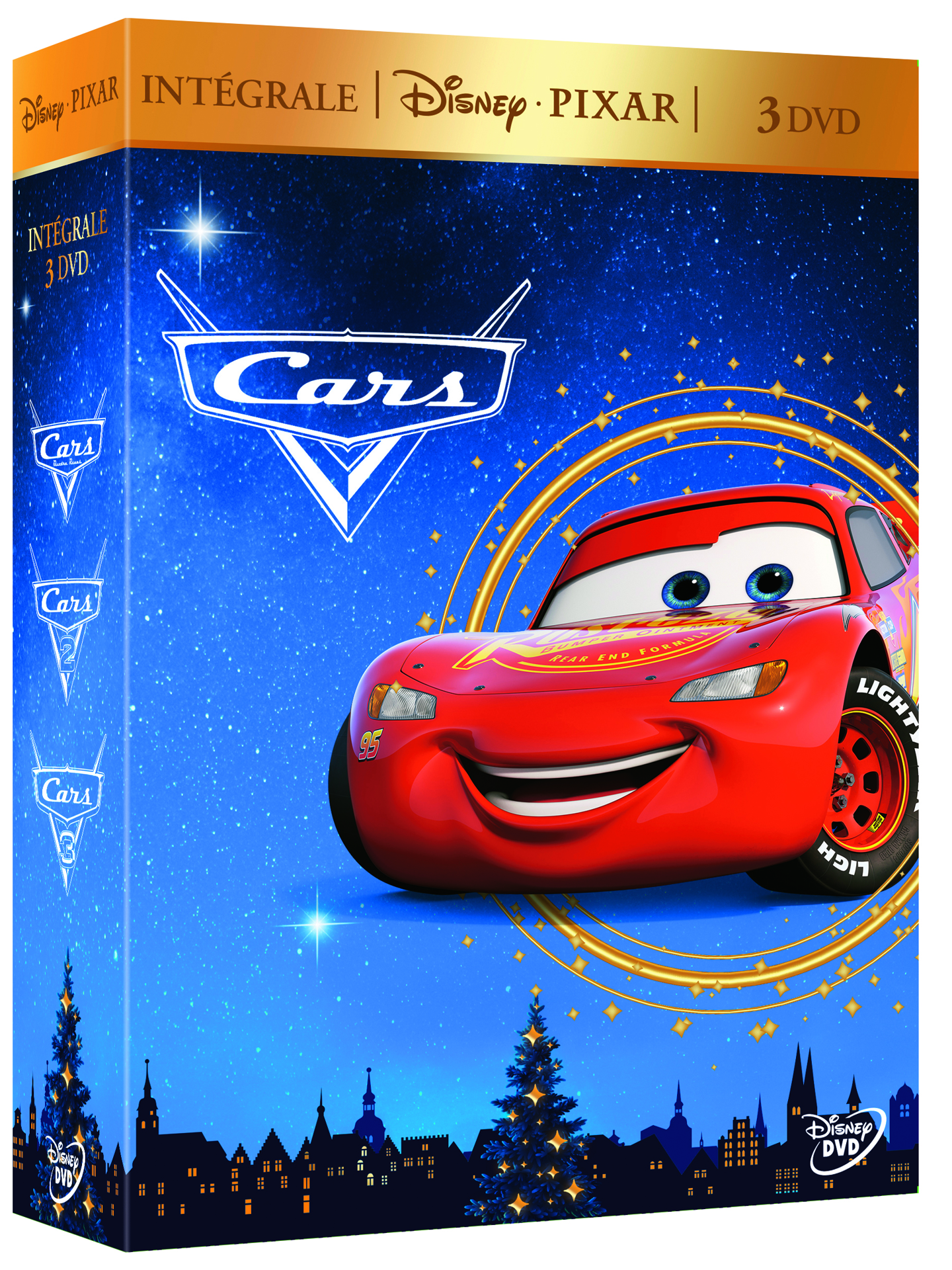 Coffret Disney-Pixar : Cars - Cars 2 - Cars 3 [DVD] - flash vidéo
