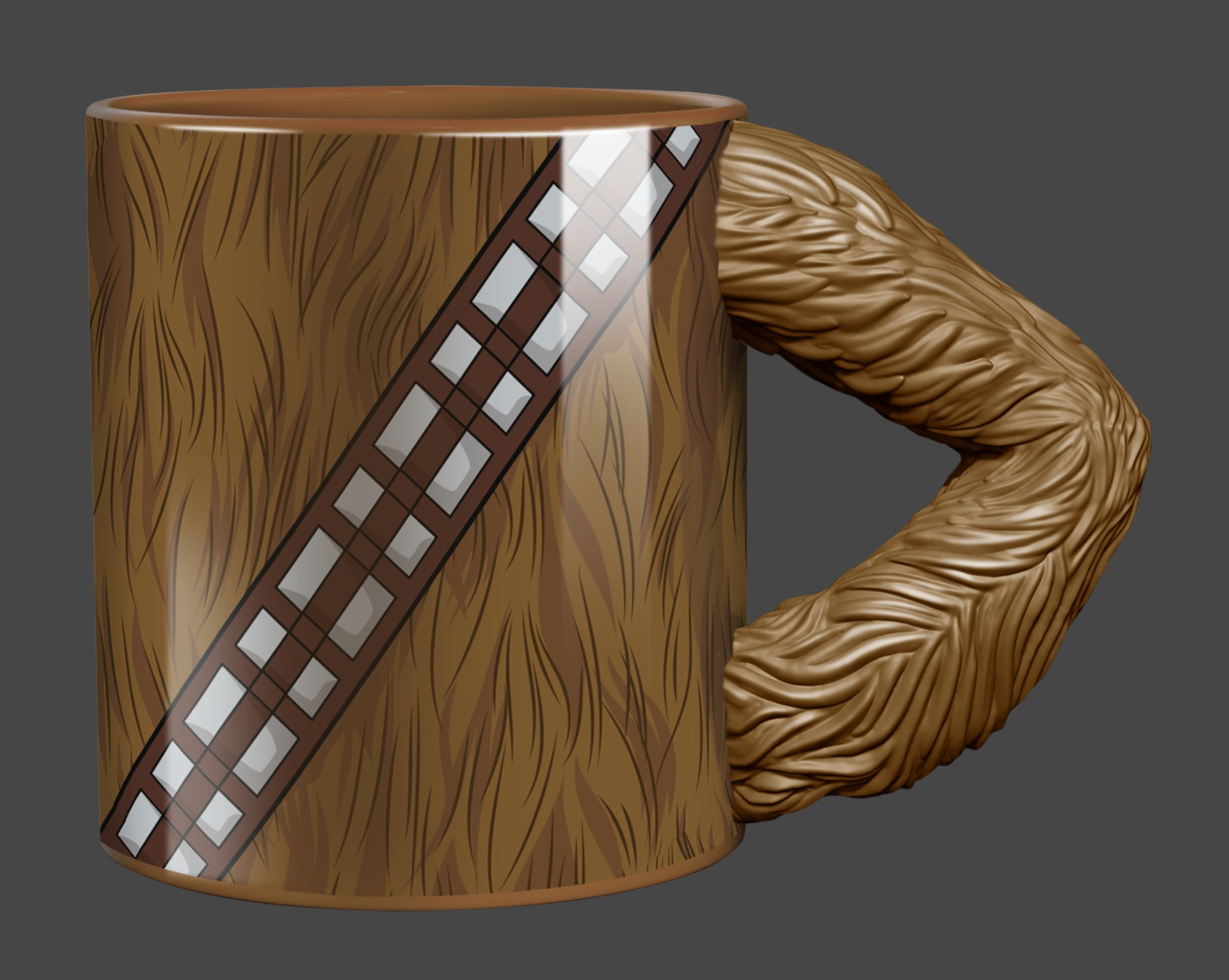 Star Wars - Chewbacca Mug with 3D Arm 350ml - flash vidéo