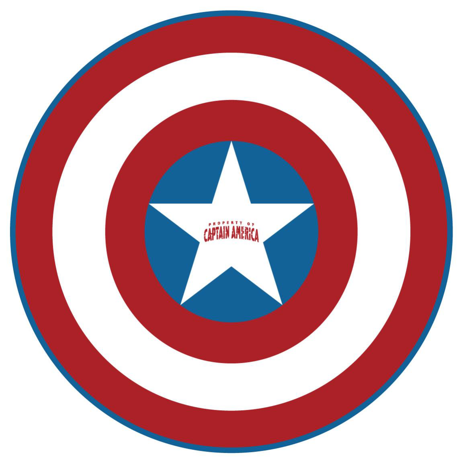 Marvel - Captain America Shield Round Towel