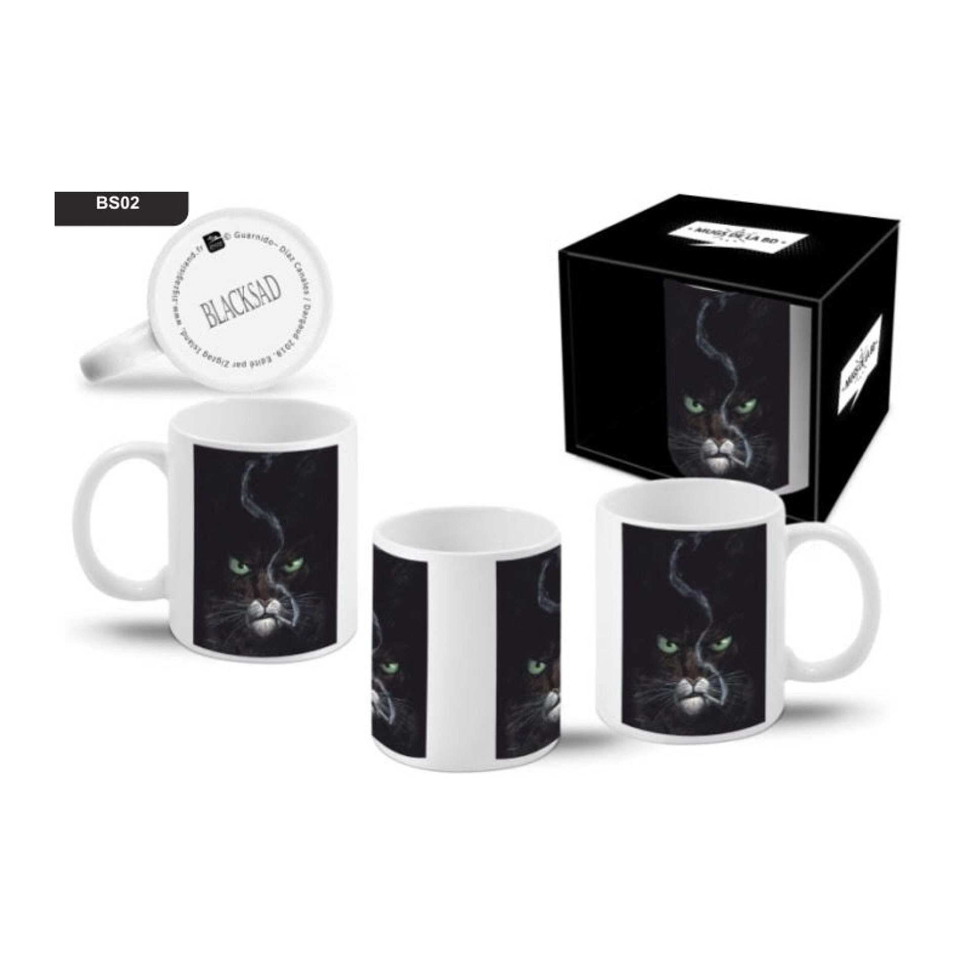 Blacksad - Boss mug 300ml black - Couverture 1 - flash vidéo