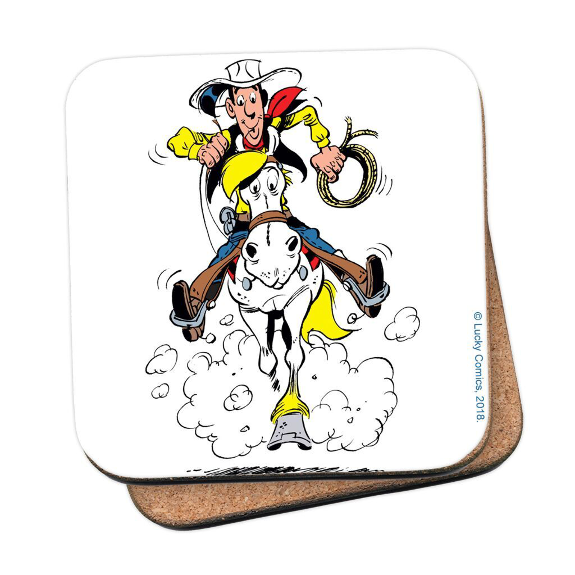 Lucky Luke - Coaster - Au galop - flash vidéo