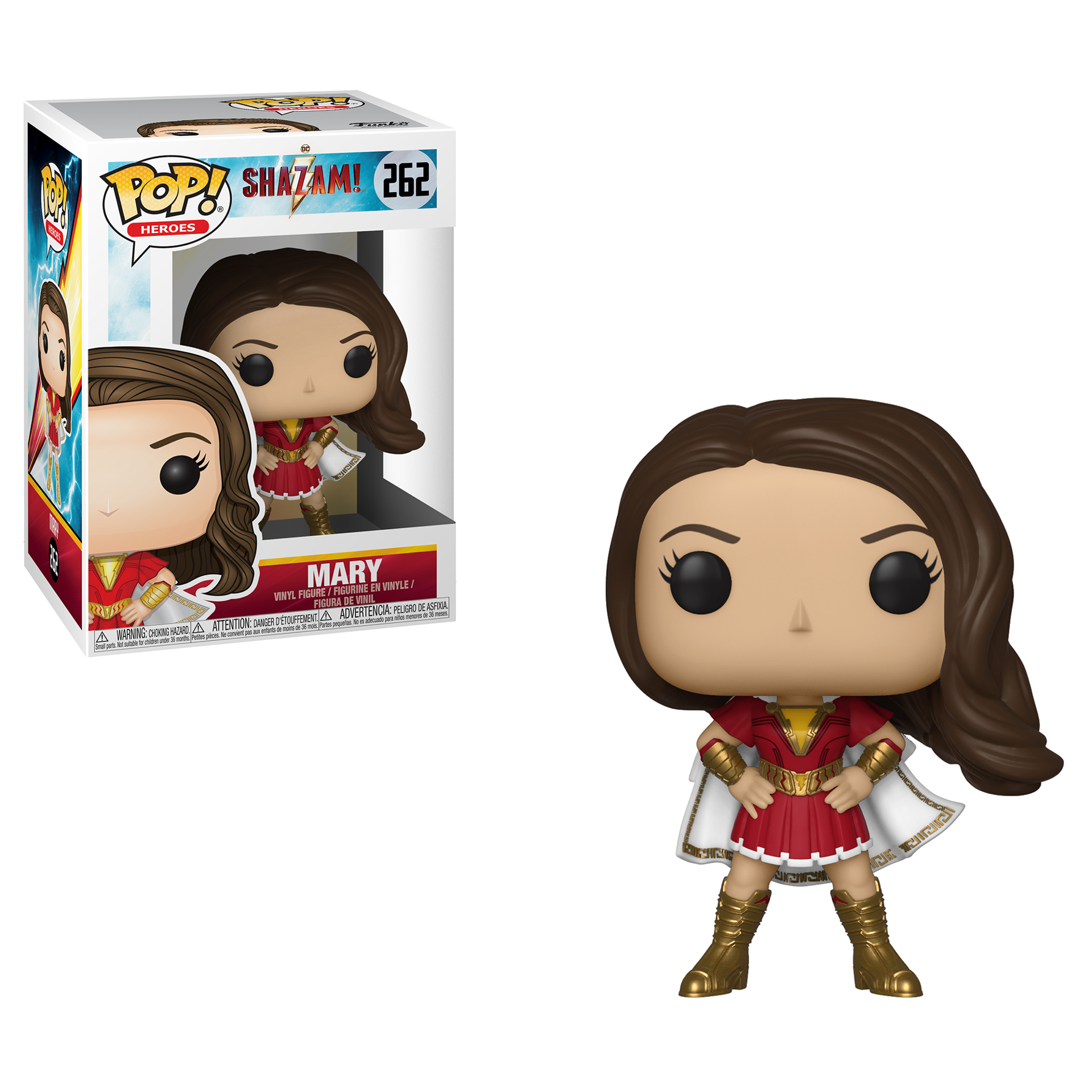 Funko Pop! Heroes Shazam - Mary - flash vidéo