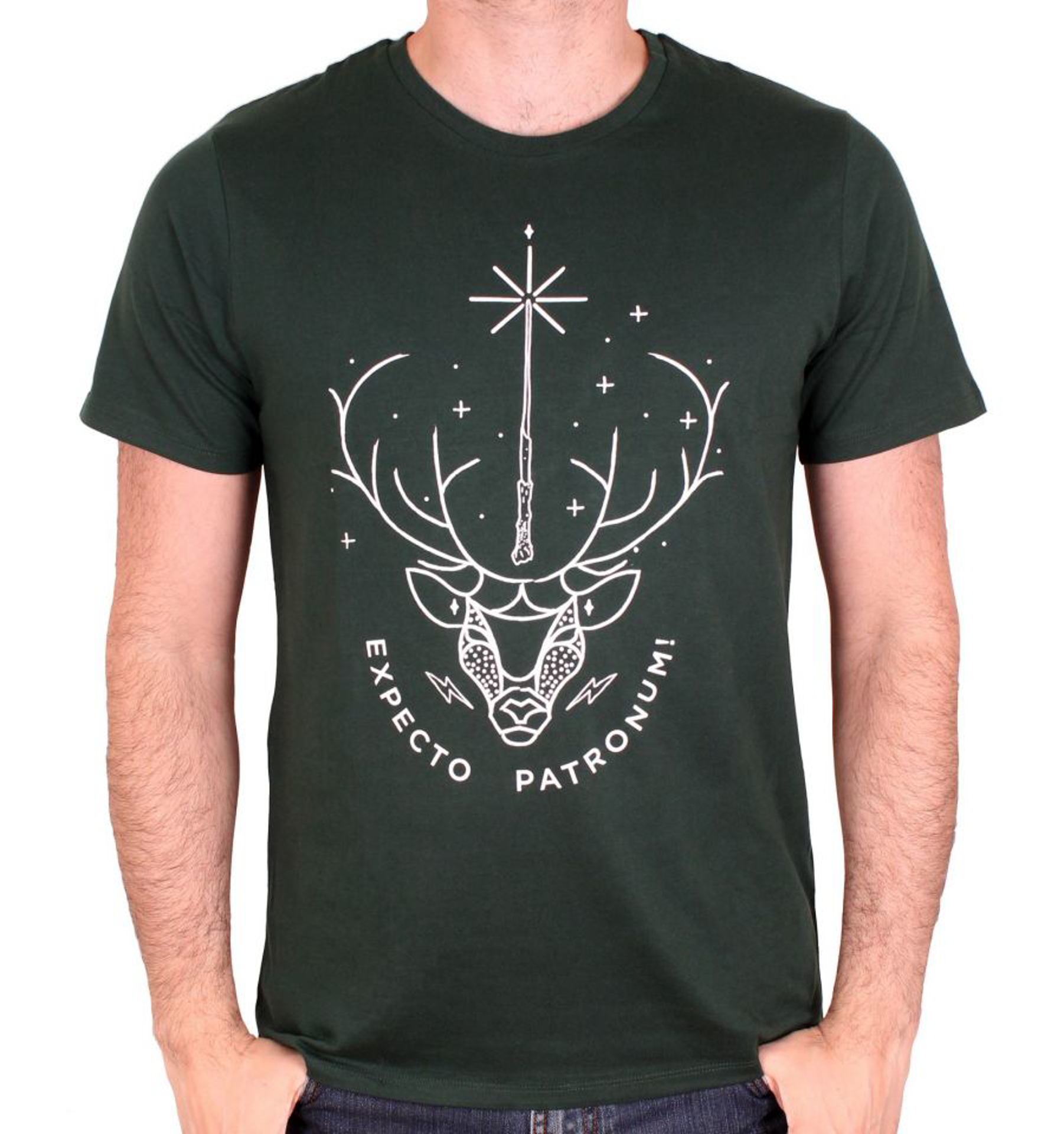 Harry Potter - Expecto Patronum Green T-Shirt L - flash vidéo
