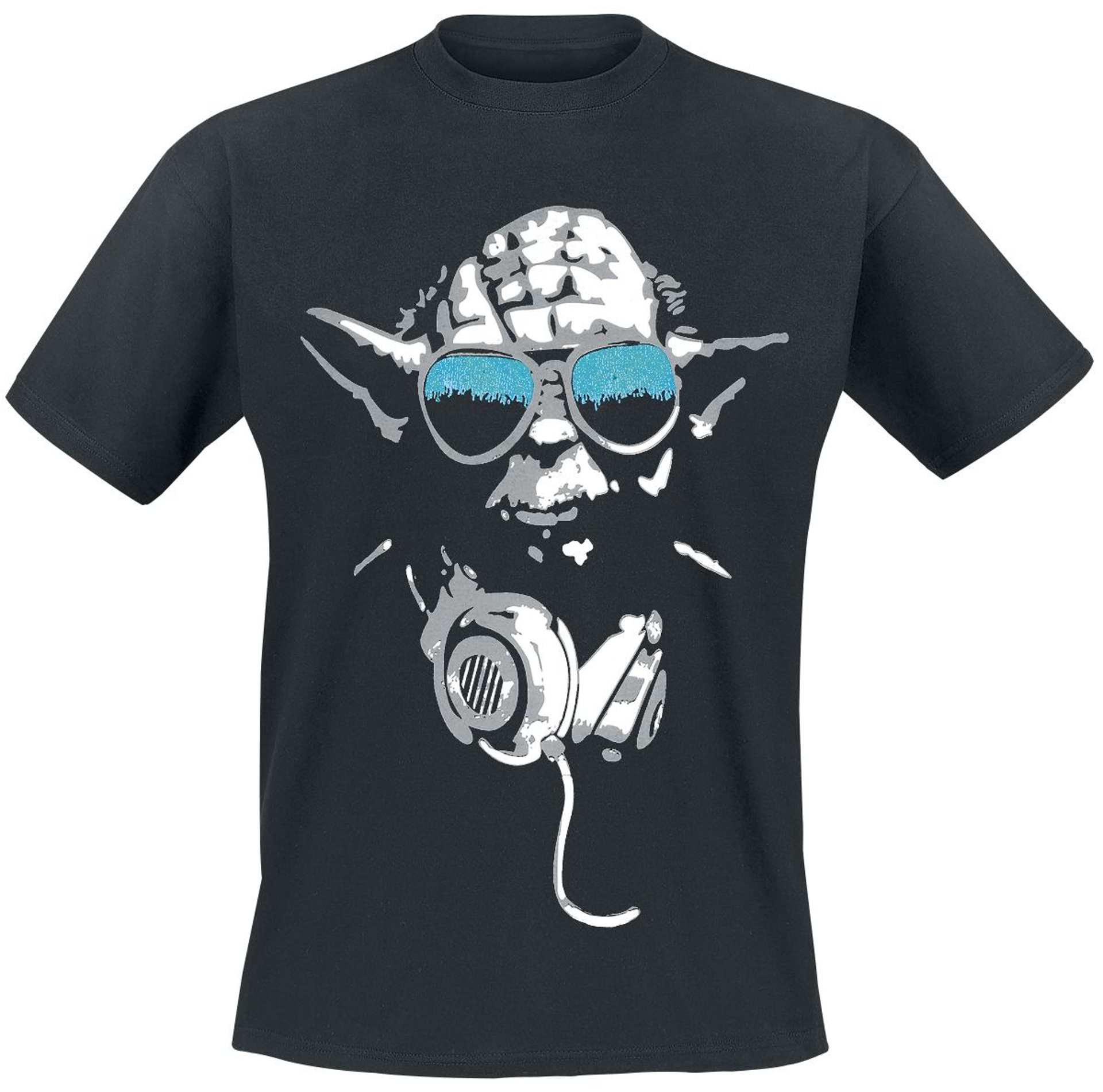 Star Wars - Yoda Black T-Shirt S