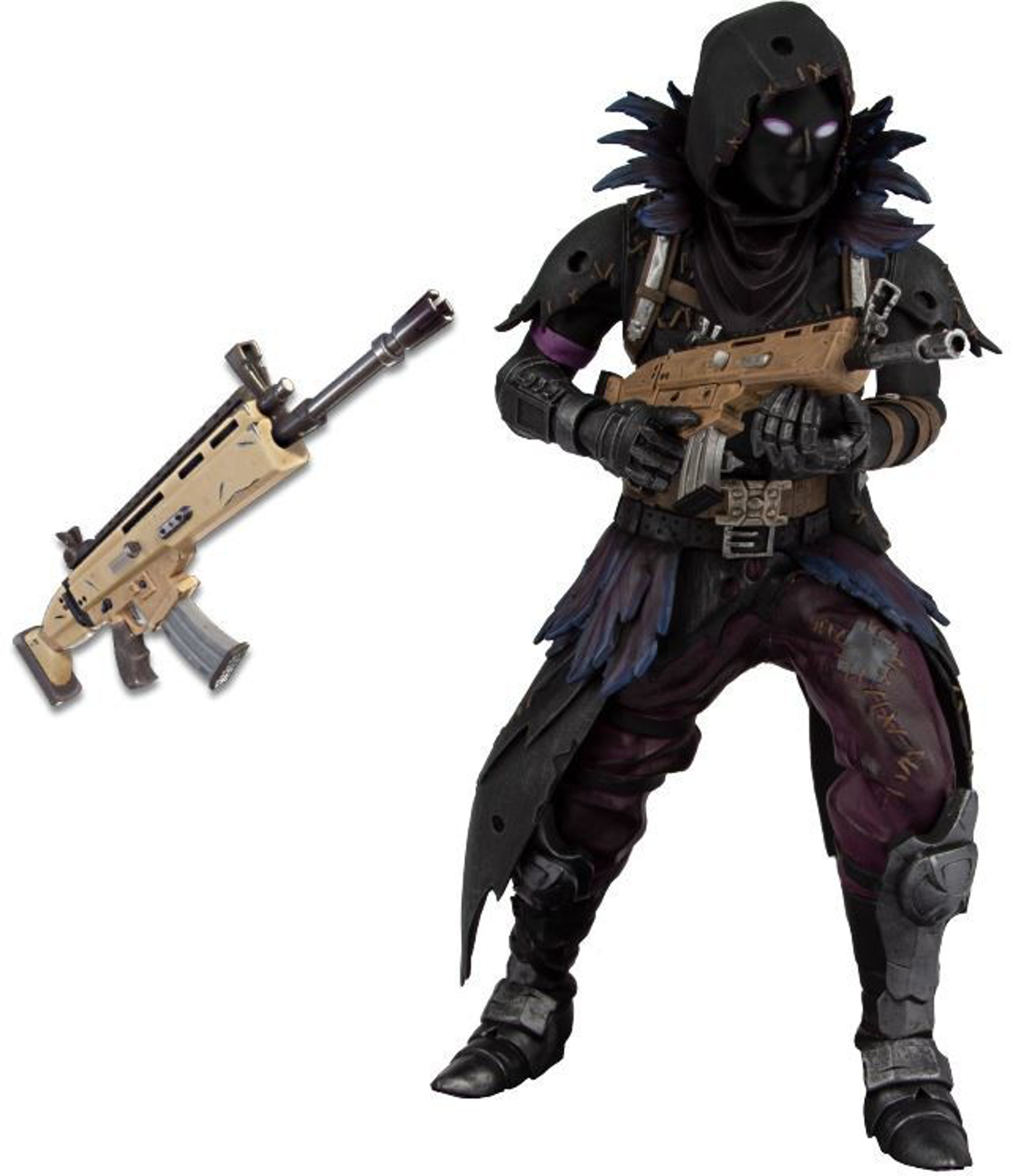 Fortnite - Raven Premium Action Figure 28cm - flash vidéo