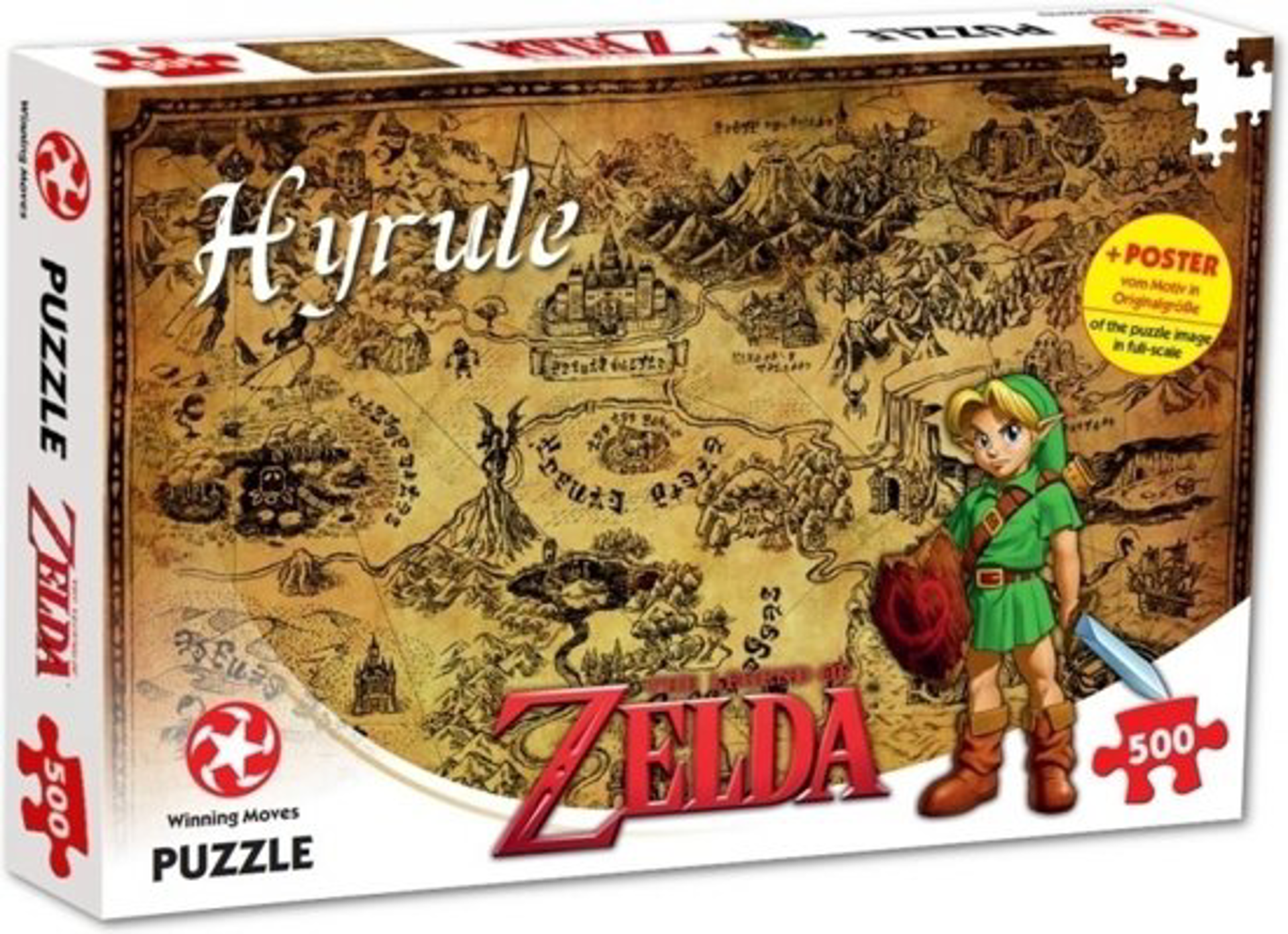 Zelda - Puzzle Hyrule 500 pcs - flash vidéo