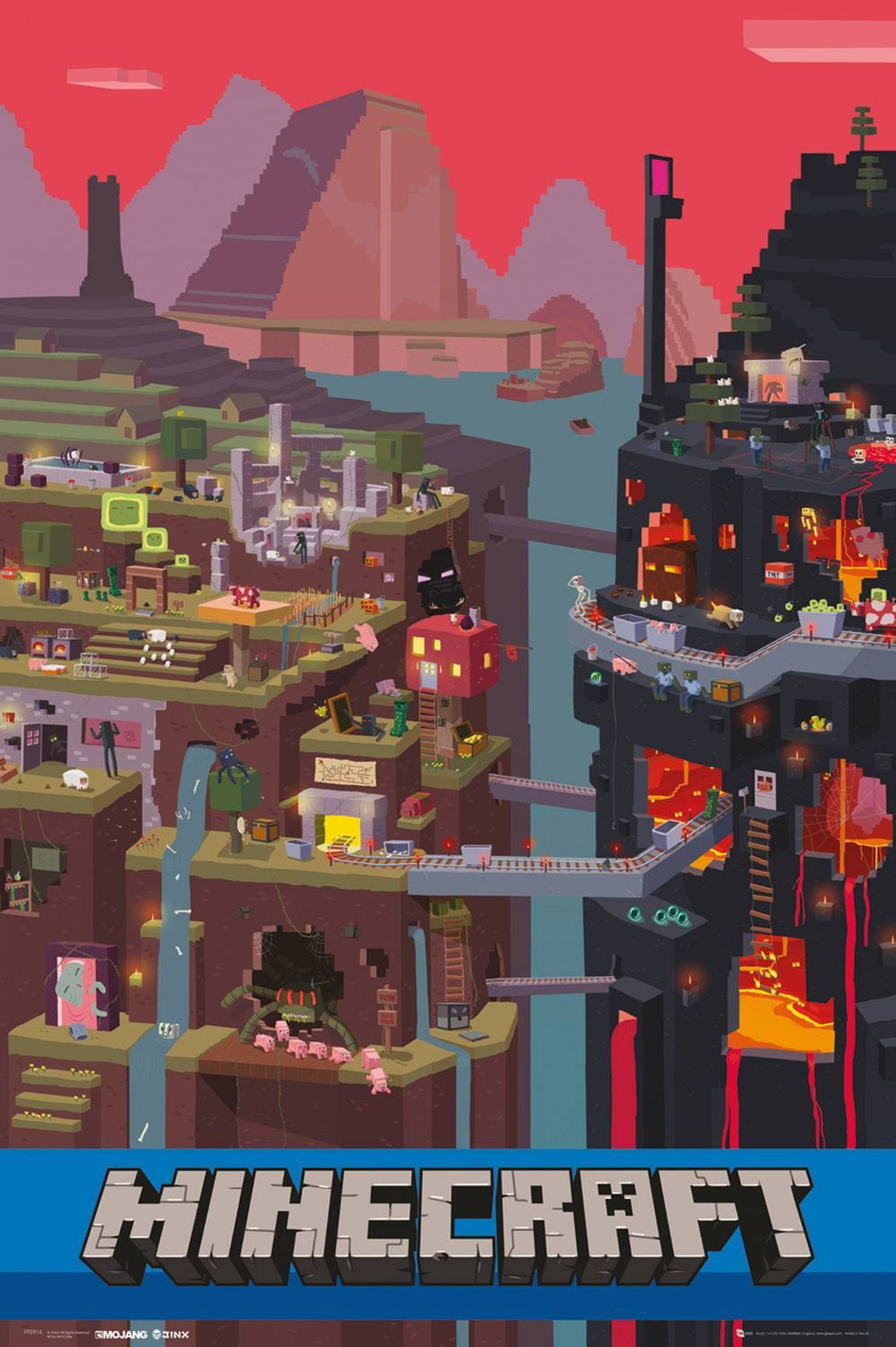 Minecraft World - Maxi Poster - flash vidéo