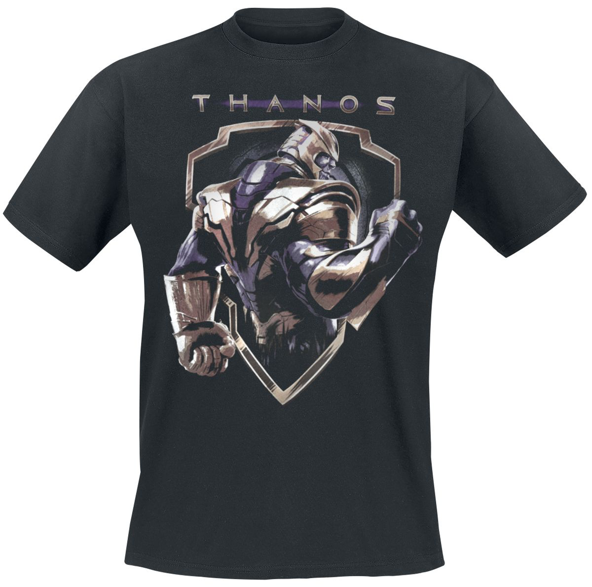 Marvel - Avengers Endgame Thanos Black T-Shirt L - flash vidéo