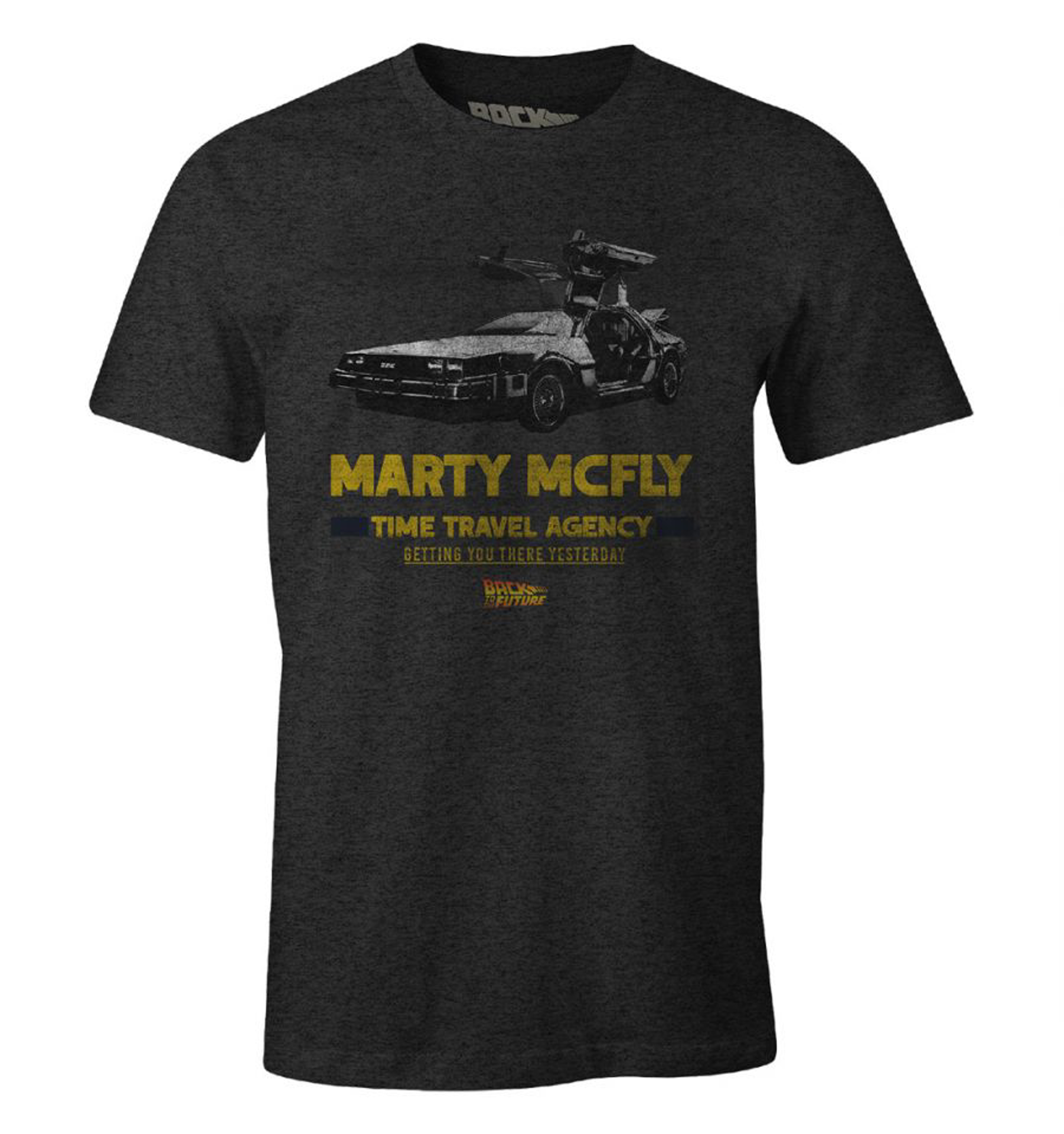 Back to the Future - Marty McFly Anthracite T-Shirt S