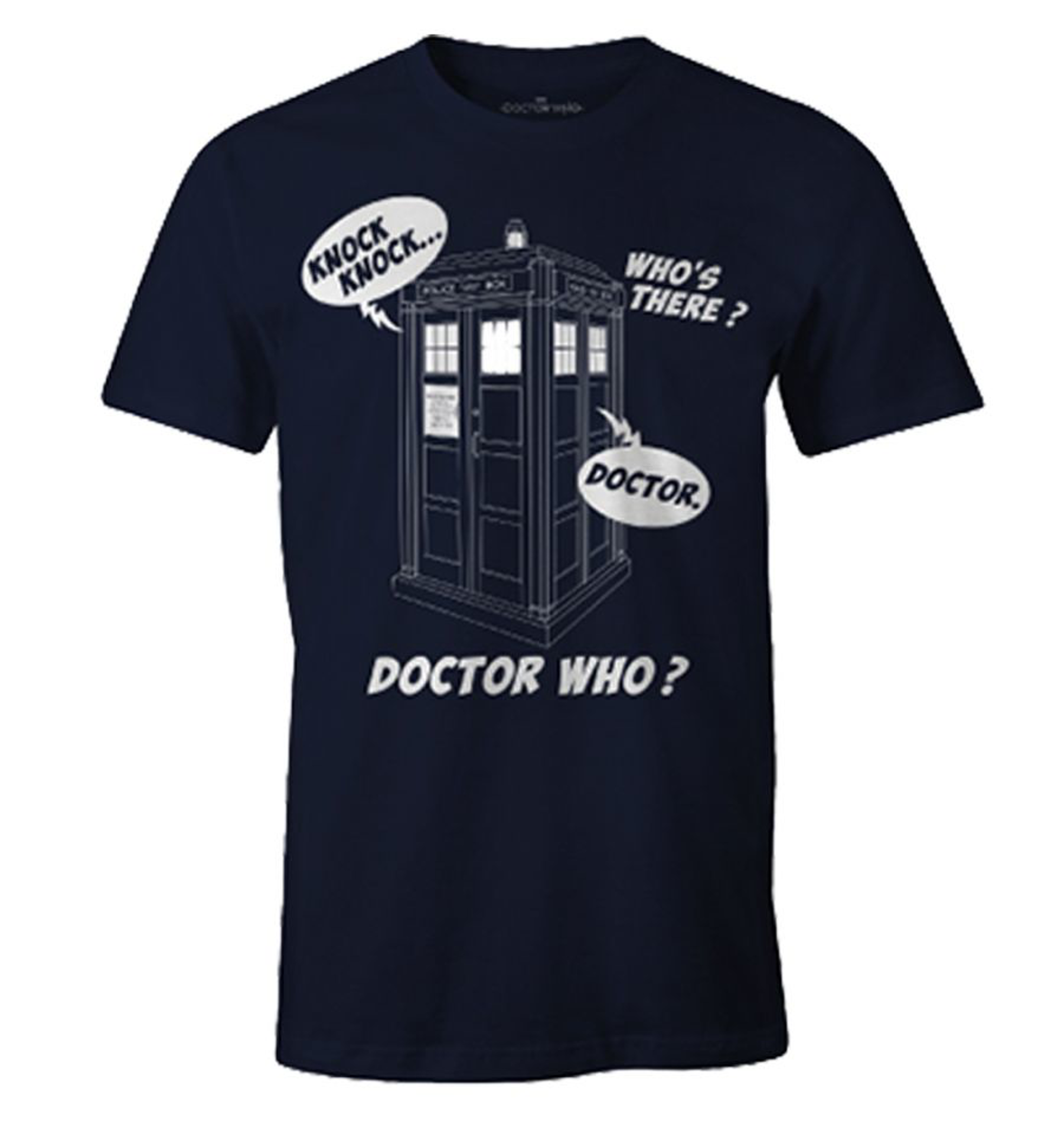 Doctor Who? Navy Blue T-Shirt M - flash vidéo