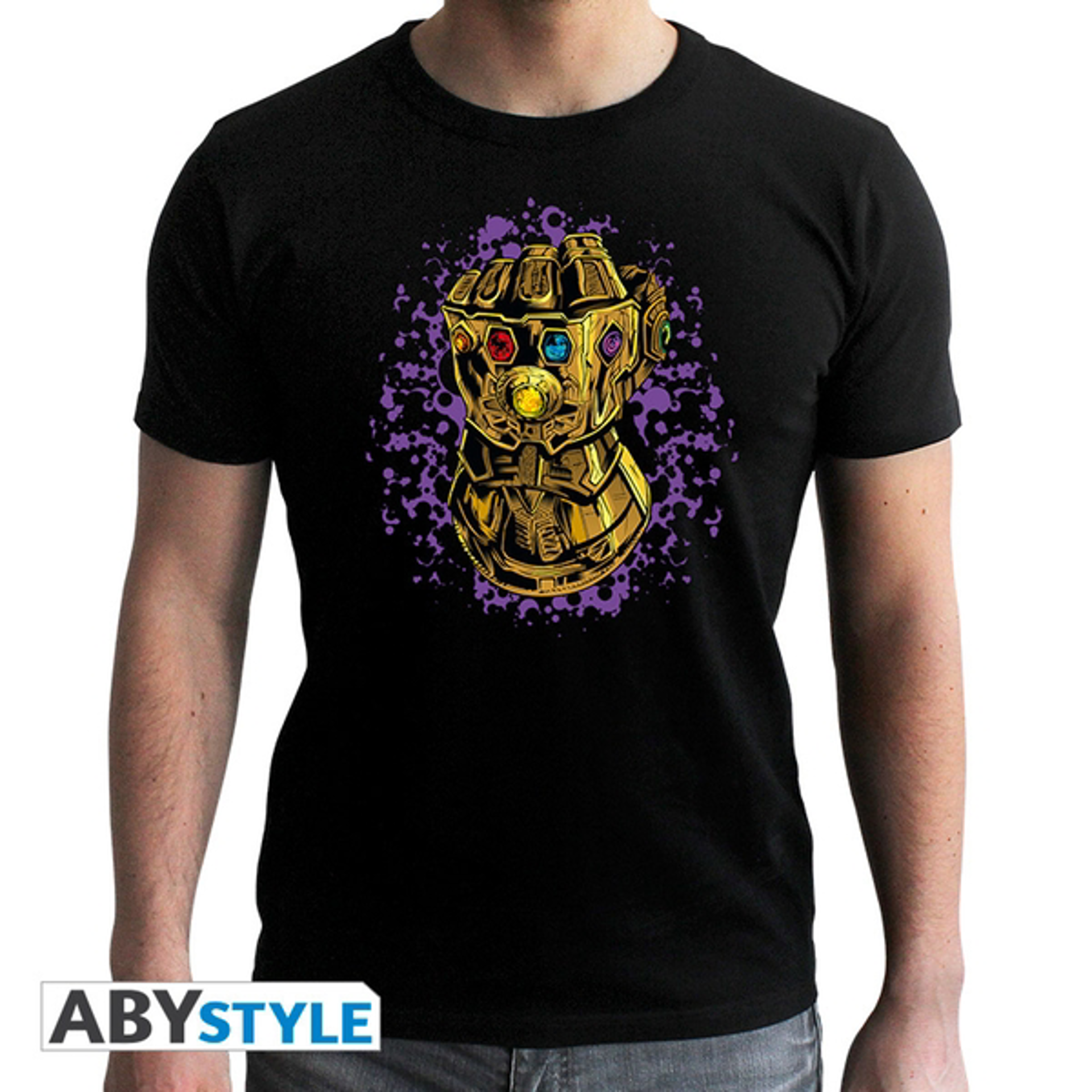 Marvel - Infinite Gauntlet Black Man T-Shirt M - flash vidéo