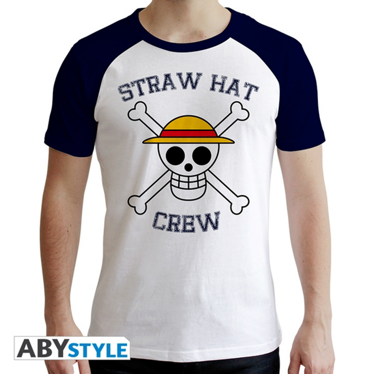 One Piece - Skull Blue & White Man T-Shirt M