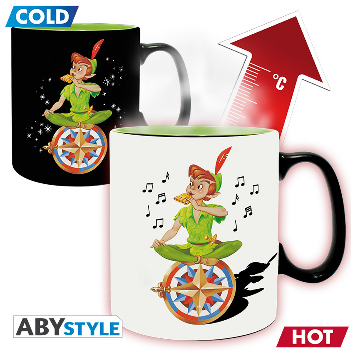 Disney - Peter Pan Neverland Heat Change Mug 460ml