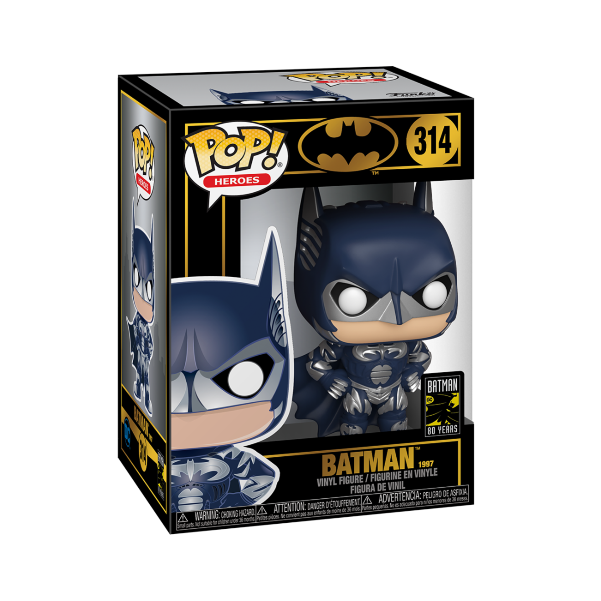 Funko Pop! Heroes Batman 80th - Batman (1997) - flash vidéo