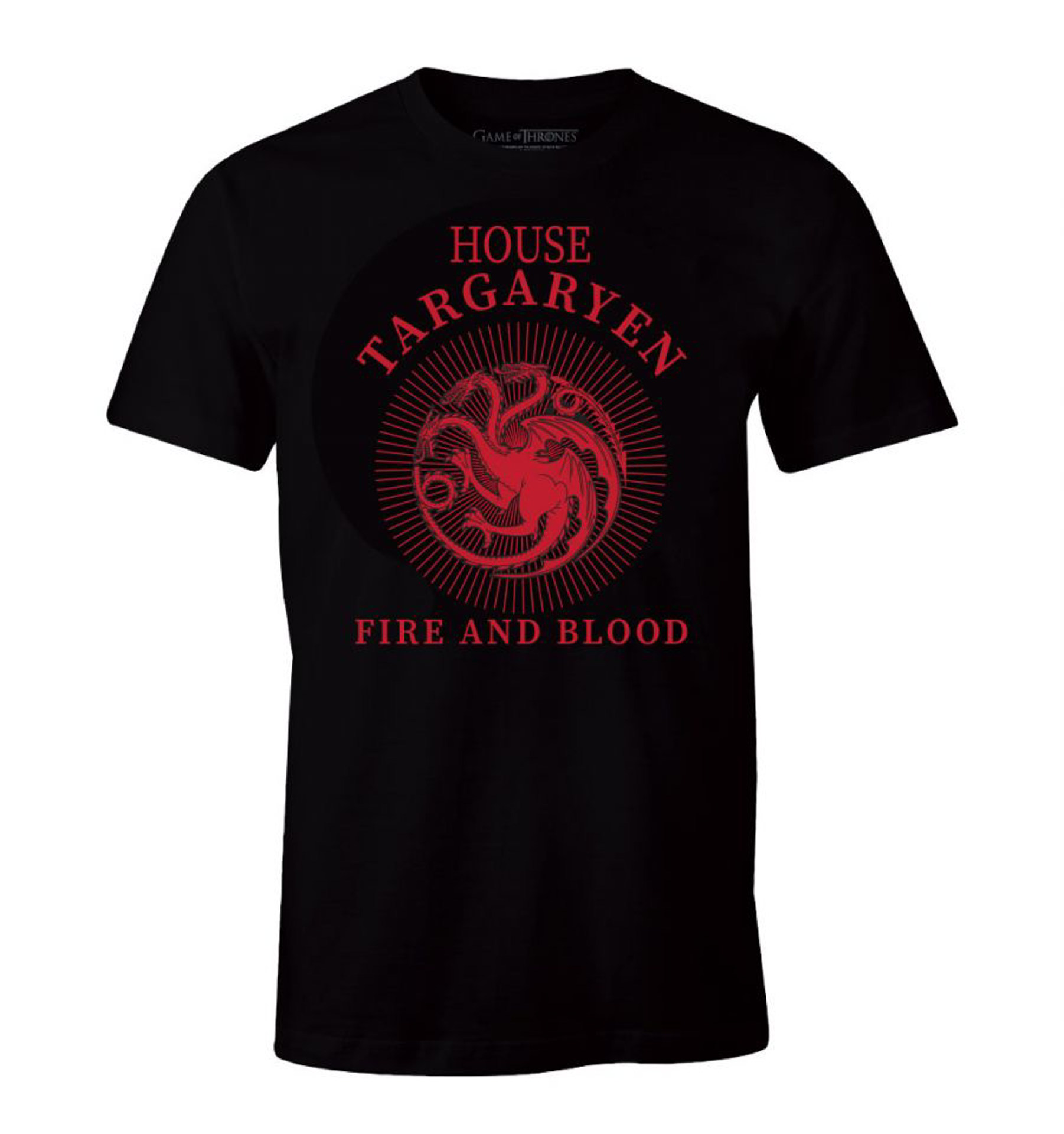 Game of Thrones - Targaryen House Black T-Shirt M - flash vidéo