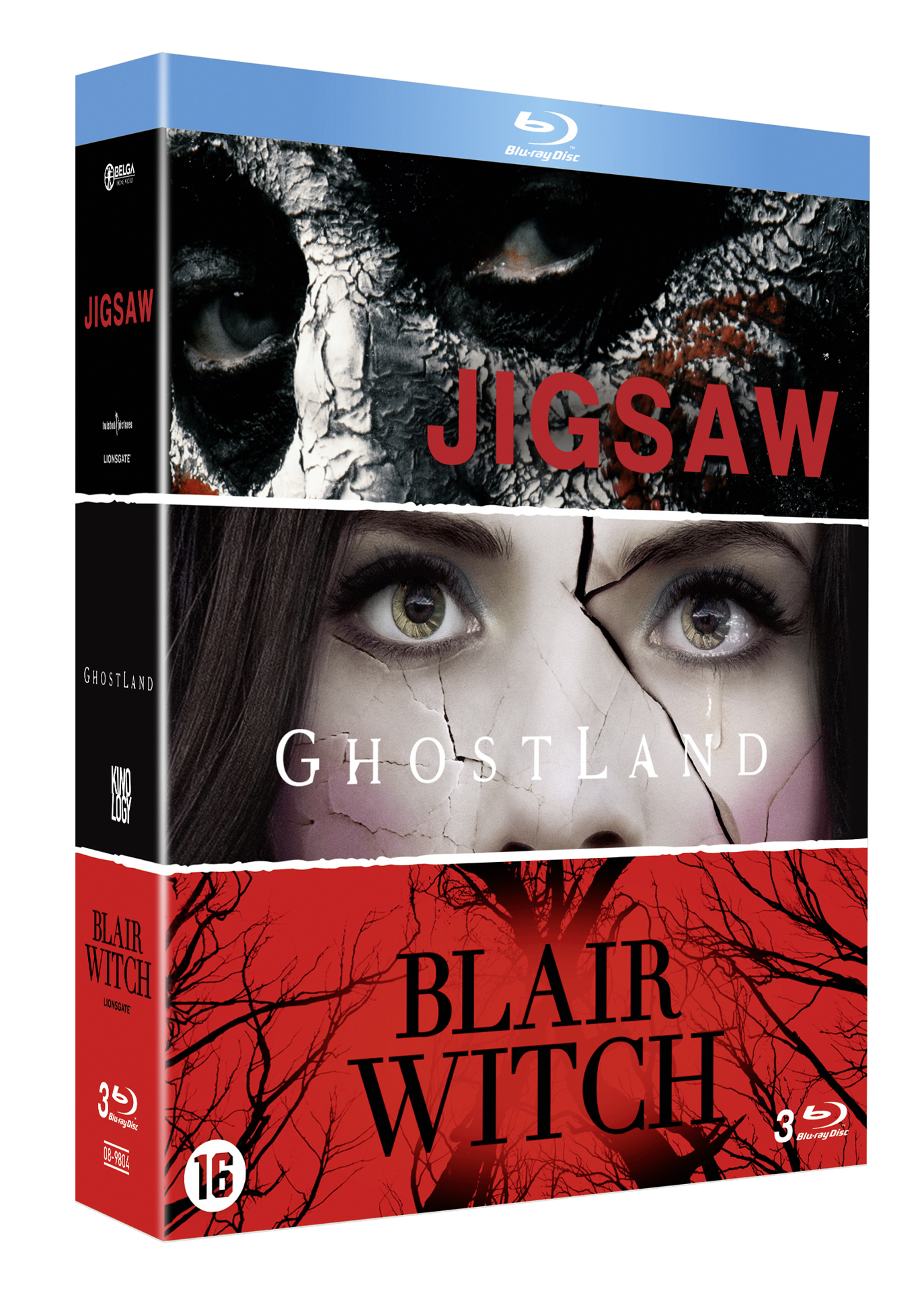 § Coffret Jigsaw + Ghostland + Blair Witch - flash vidéo