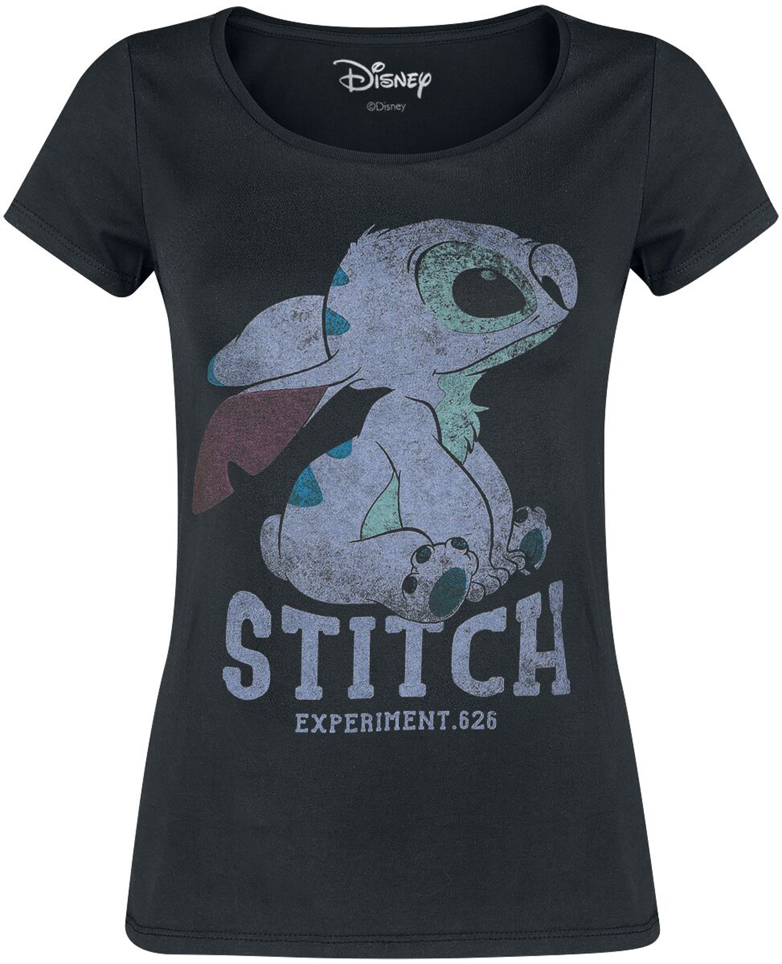 Disney - Lilo&Stitch Experiment 626 Black Woman T-Shirt L - flash vidéo