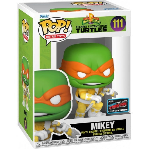 Funko Pop! Comics: Mighty Morphin Power Rangers/Teenage Mutant Ninja Turtles - Mikey - Smartoys Exclusive - flash vidéo