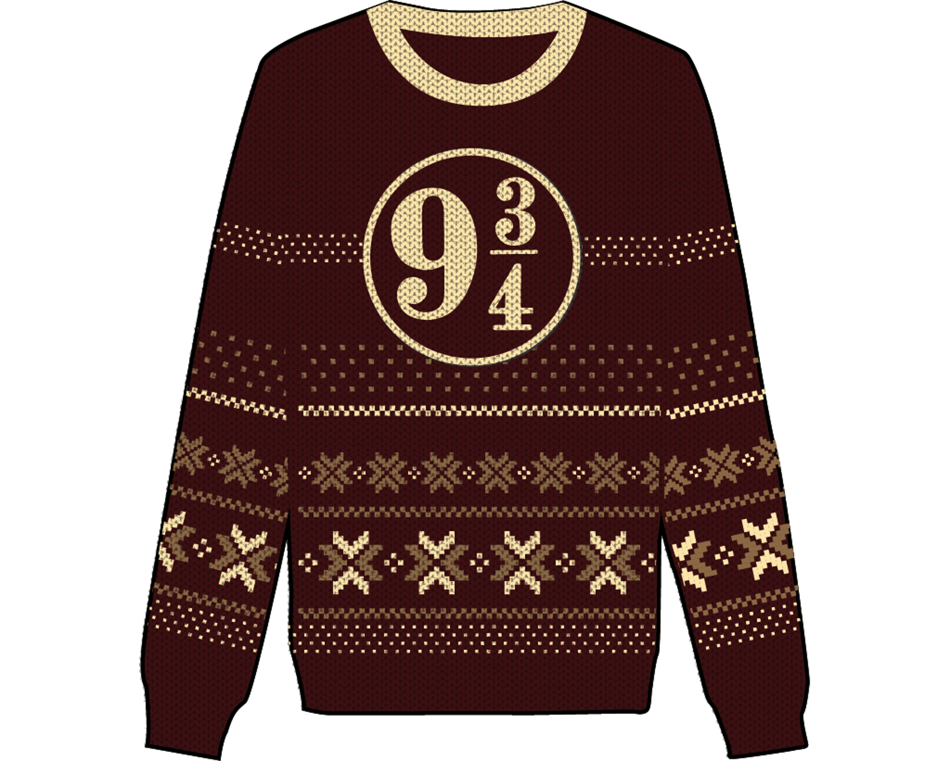 Harry Potter - Ugly 9 3/4 Christmas Sweater S