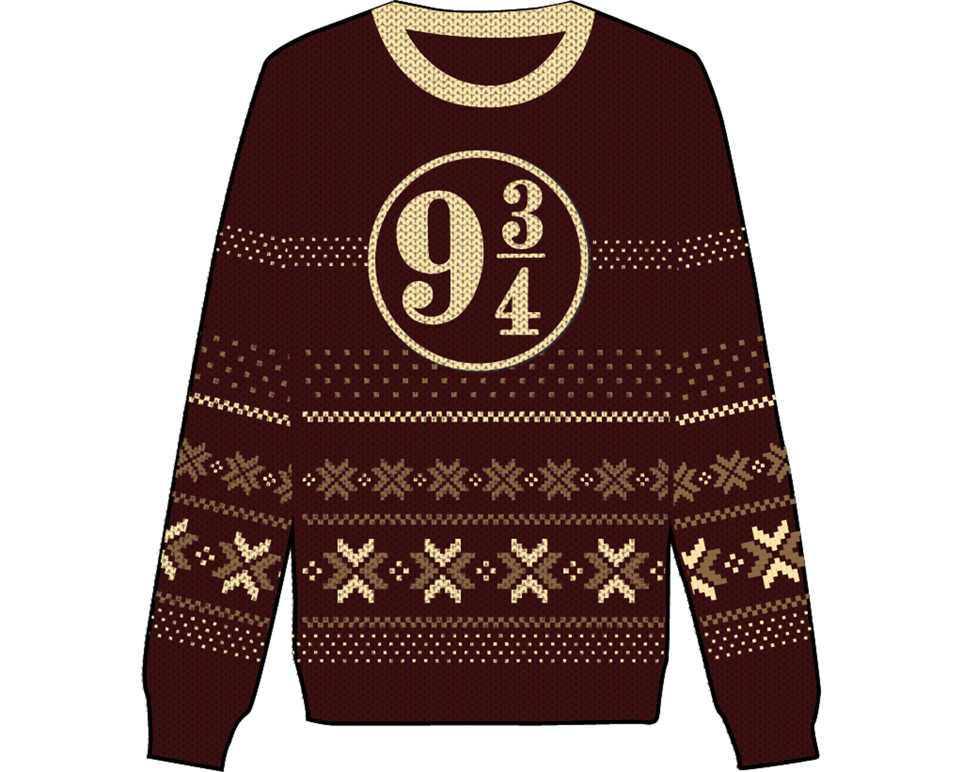 Harry Potter - Ugly 9 3/4 Christmas Sweater XL - flash vidéo