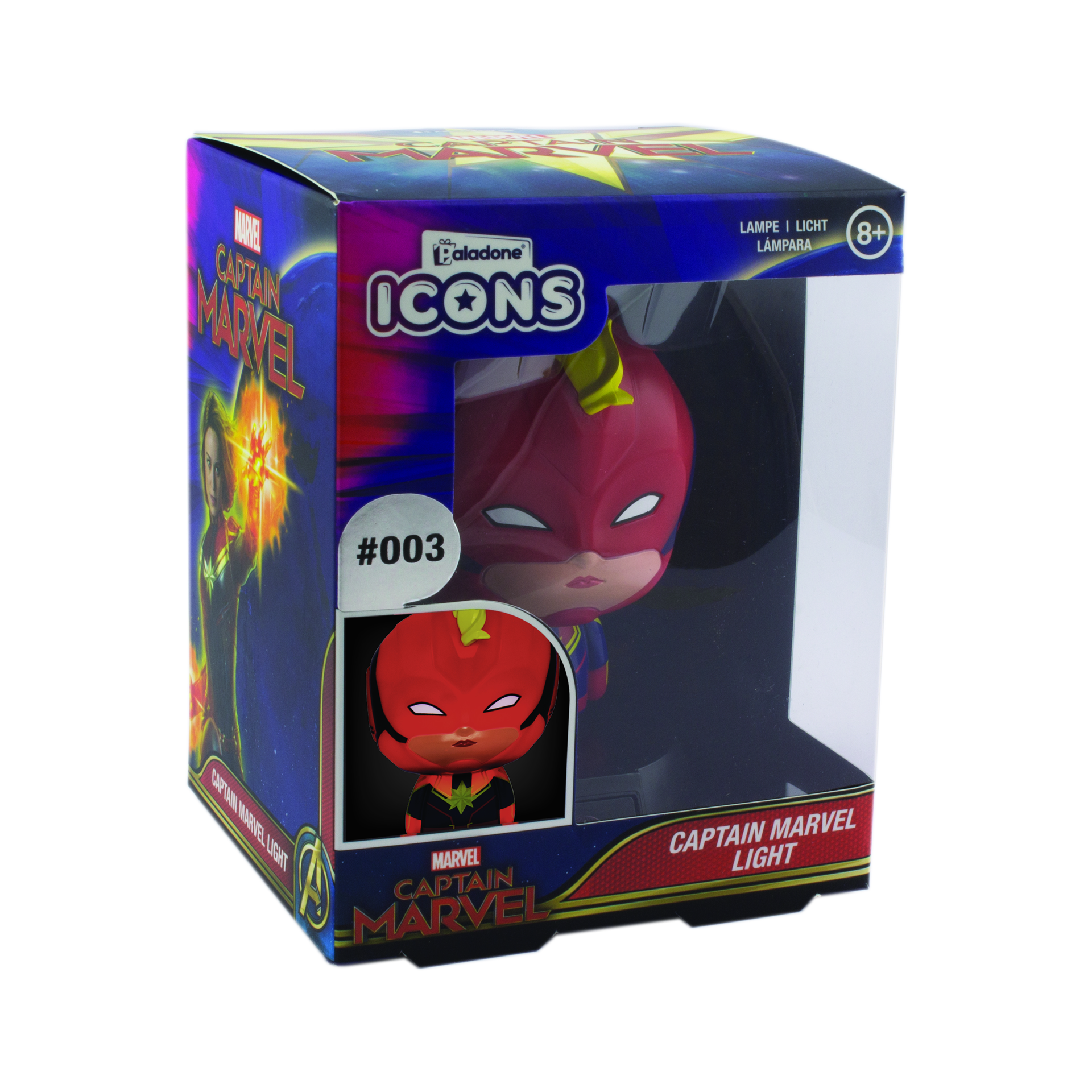 Marvel - Captain Marvel Icon Light - flash vidéo